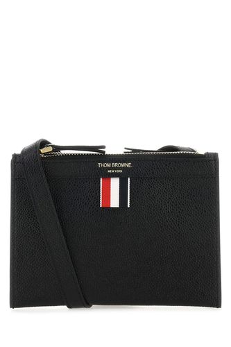 Leather Mini Document Holder - Thom Browne - Modalova