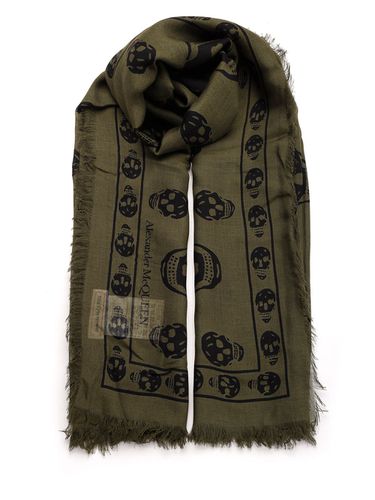 Alexander McQueen Skull Print Scarf - Alexander McQueen - Modalova