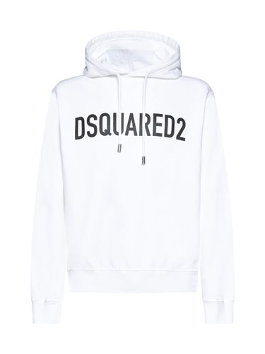 Dsquared2 Logo Cotton Hoodie - Dsquared2 - Modalova