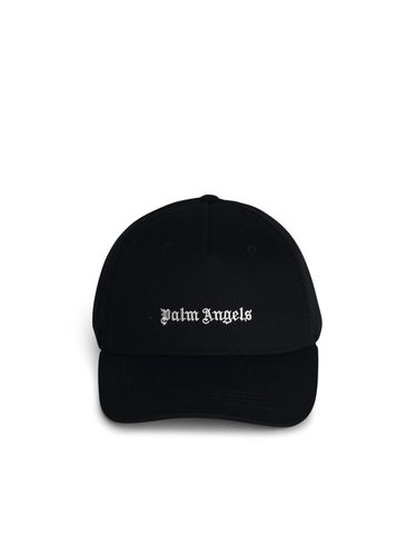 Palm Angels Black Cotton Cap - Palm Angels - Modalova