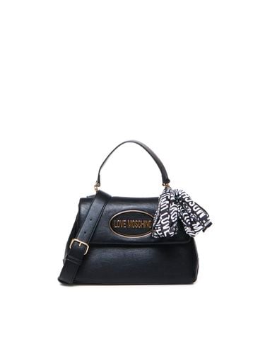 Handbag With Front Logo - Love Moschino - Modalova