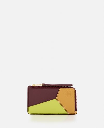 Puzzle Coin Leather Cardholder - Loewe - Modalova