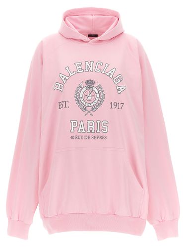 Balenciaga Hoodie With Logo Print - Balenciaga - Modalova