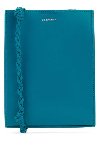 Teal Green Leather Small Tangle Shoulder Bag - Jil Sander - Modalova