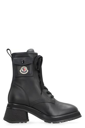 Gigi Lace-up Leather Ankle Boots - Moncler - Modalova