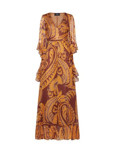 Allover Graphic Printed V-neck Maxi Dress - Etro - Modalova