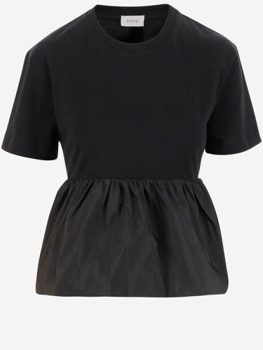 Patou Cotton T-shirt With Flounce - Patou - Modalova