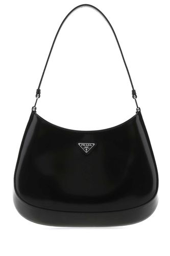 Black Leather Cleo Shoulder Bag - Prada - Modalova