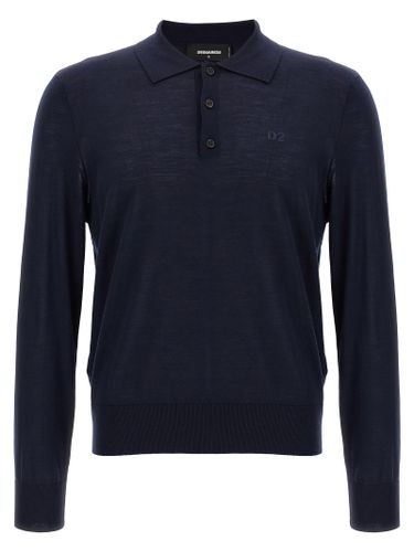 Logo Embroidery Polo Shirt - Dsquared2 - Modalova