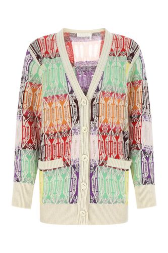 Embroidered Cashmere Blend Cardigan - Chloé - Modalova