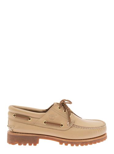 Loafers With Round Toe And Contrasting Stitching In Leather Man - Timberland - Modalova