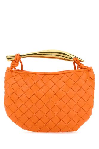 Orange Leather Sardine Handbag - Bottega Veneta - Modalova