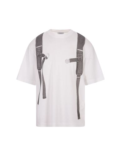 Off- T-shirt With Backpack Print - Off-White - Modalova