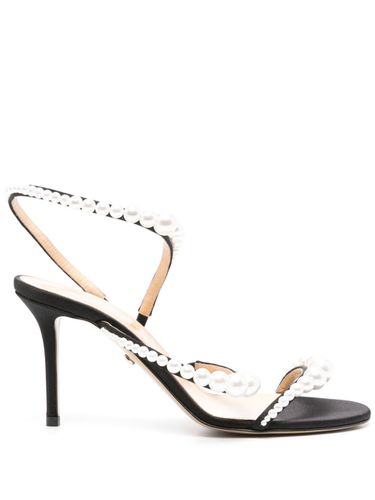 Sirene Satin Round Toe Pearl Sandals - Mach & Mach - Modalova