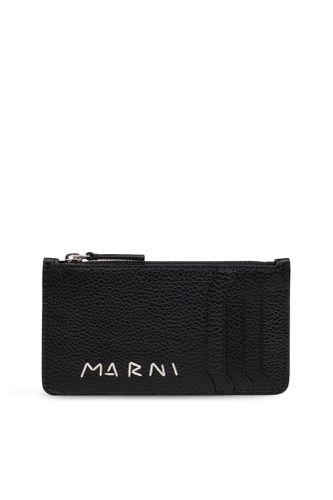 Marni Leather Card Holder - Marni - Modalova