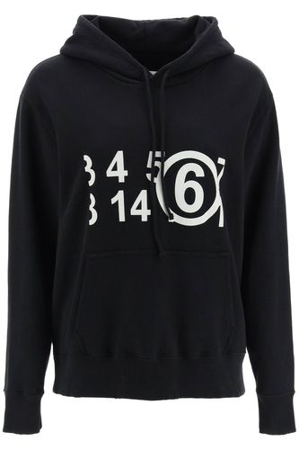 Black Cotton Sweatshirt - MM6 Maison Margiela - Modalova