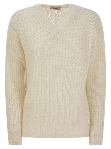 Herno V-neck Sweater - Herno - Modalova