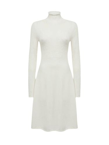 Lace Stitch Turtleneck Dress - Blugirl - Modalova