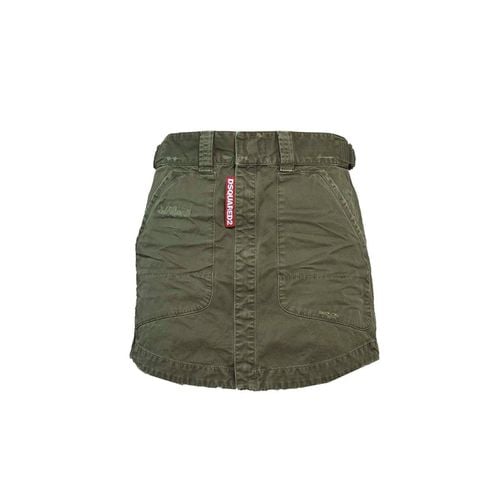 Dsquared2 Military Mini Skirt - Dsquared2 - Modalova