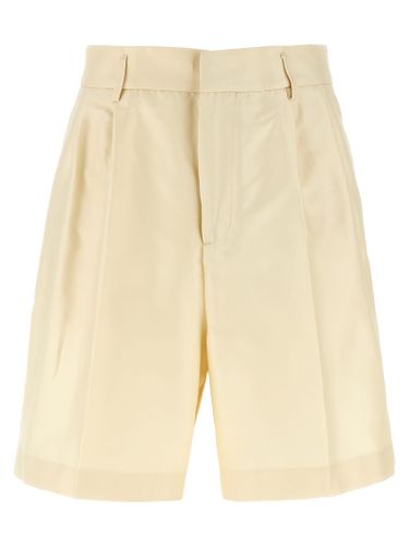 Silk Cotton Bermuda Shorts - Fabiana Filippi - Modalova
