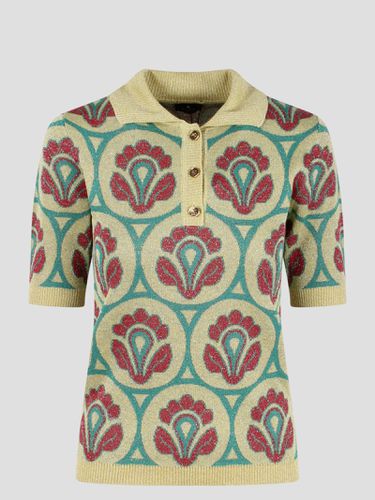 Etro Knit Jacquard Polo Shirt - Etro - Modalova