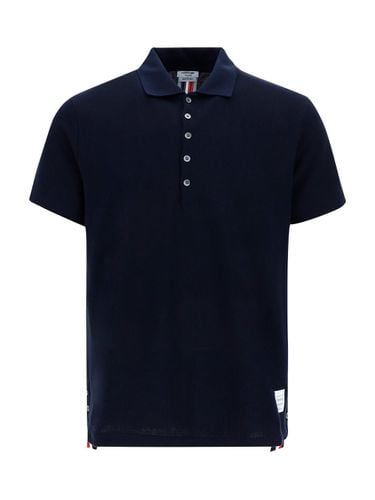 Relaxed Fit Ss Cotton Polo Shirt - Thom Browne - Modalova