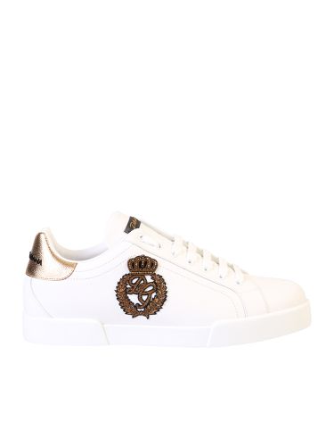 Crown Patch Portofino Sneakers - Dolce & Gabbana - Modalova