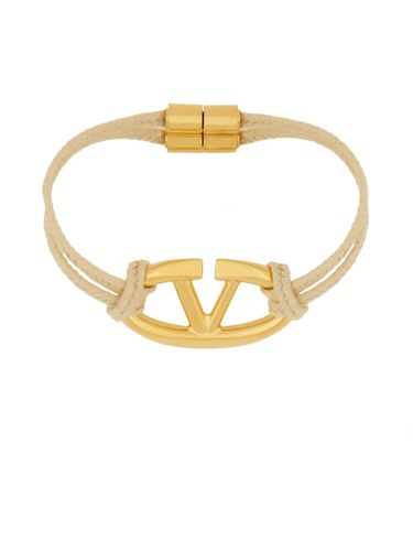 Garavani Vlogo Cotton Bracelet - Valentino Garavani - Modalova