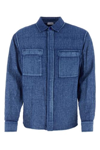 Burberry Denim Blue Linen Shirt - Burberry - Modalova