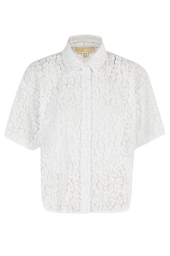 Lace Crop Shirt - MICHAEL Michael Kors - Modalova