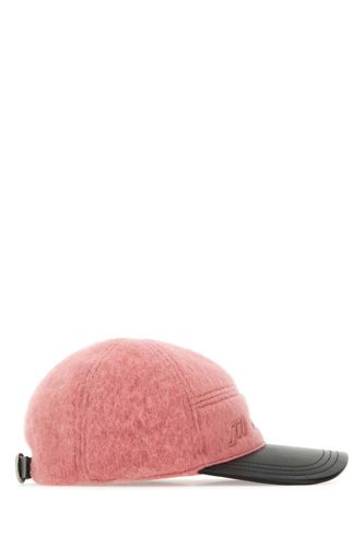 Two Tone Wool Blend Baseball Cap - Jil Sander - Modalova