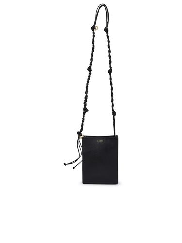 Tangle Ring Crossbody Bag In Black Leather - Jil Sander - Modalova