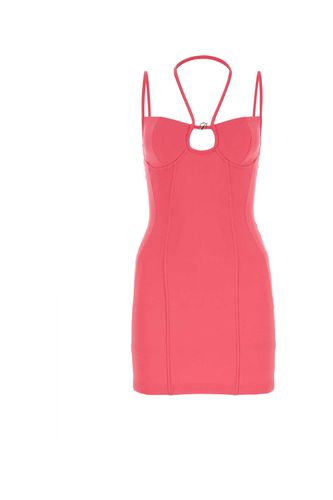 Fuchsia Stretch Viscose Blend Mini Dress - Blumarine - Modalova