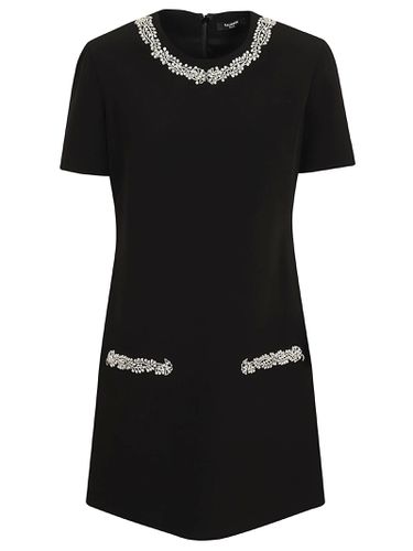 Ss Emb Collar & Pkts Short Dress - Balmain - Modalova