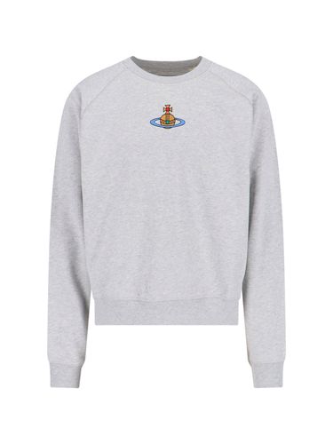 Raglan Logo Crew Neck Sweatshirt - Vivienne Westwood - Modalova