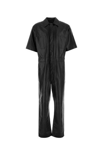 Givenchy Black Leather Jumpsuit - Givenchy - Modalova