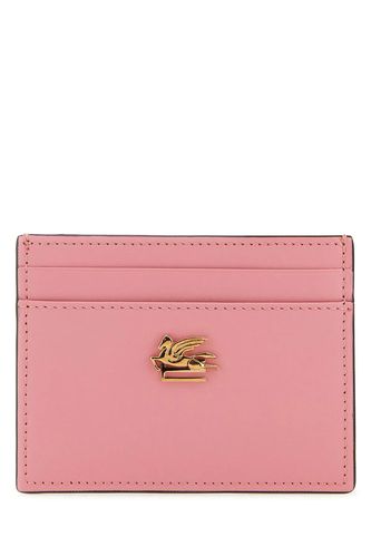 Etro Pink Leather Cardholder - Etro - Modalova