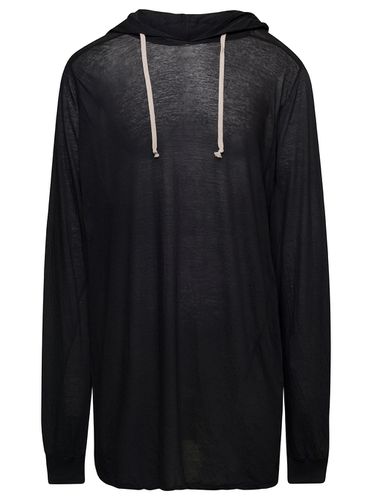 Hoodie With Coulisse Long Sleeves In Cotton Man - Rick Owens - Modalova