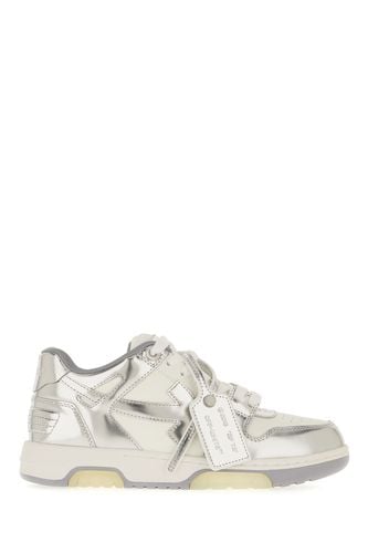 Two-tone Leather And Polyester Out Off Office Sneakers - Off-White - Modalova