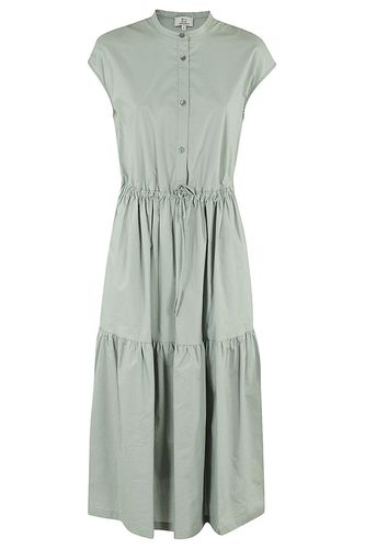 Button Detailed Drawstring-waist Ruched Dress - Woolrich - Modalova