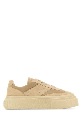 Two-tone Suede And Mesh Gambetta Sneakers - MM6 Maison Margiela - Modalova