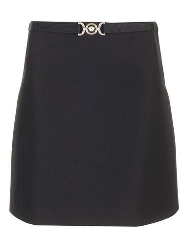 Versace Medusa 95 A-line Mini Skirt - Versace - Modalova