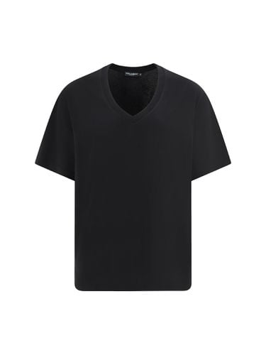 Dolce & Gabbana V-neck T-shirt - Dolce & Gabbana - Modalova