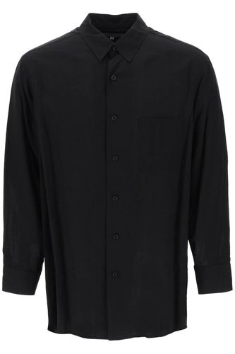 Longline Cellulose Shirt - Yohji Yamamoto - Modalova