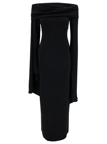 Arden Long Dress With Extra Long Dress In Fabric Woman - Solace London - Modalova