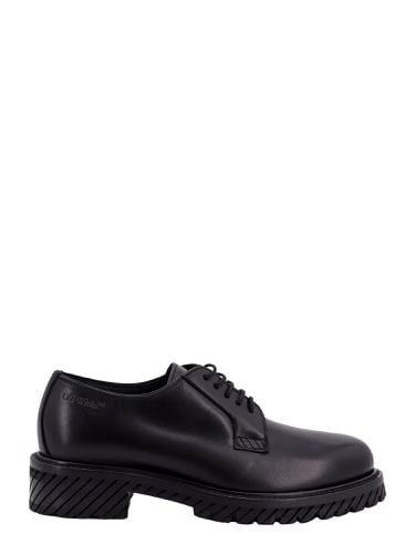 Military Derby Lace Up Shoe - Off-White - Modalova
