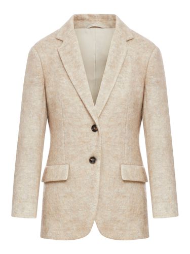 Blazer With Jewel Decoration - Brunello Cucinelli - Modalova