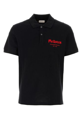 Piquet Polo Shirt - Alexander McQueen - Modalova