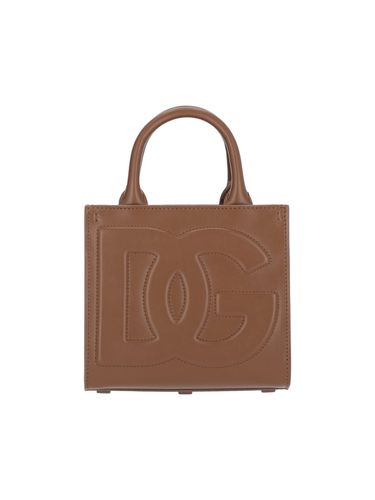 Shopping Dg Daily Mini In Leather - Dolce & Gabbana - Modalova