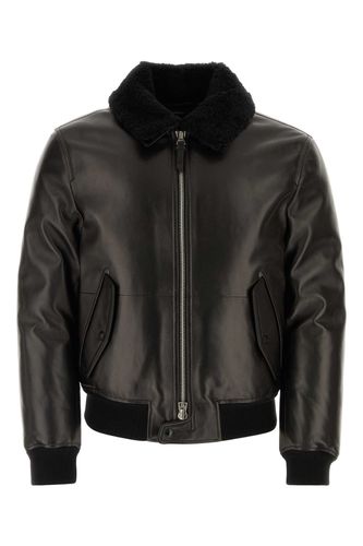Tom Ford Black Leather Jacket - Tom Ford - Modalova